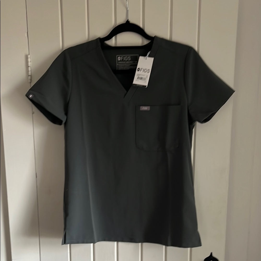 Figs XS Catarina Scrub Top in Bonsai